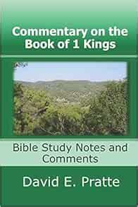 Commentary on the Book of 1 Kings: Bible Study Notes and Comments: Pratte, David E ...