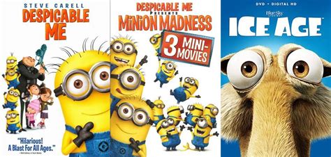 Minion Mayhem! 3 DVD Animated Movie Bundle: Despicable Me + Minion ...