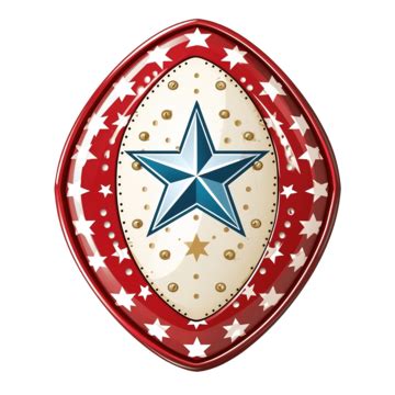 Rugby Ball With Stars Shield, Rugby, Ball, Stars PNG Transparent Image and Clipart for Free Download