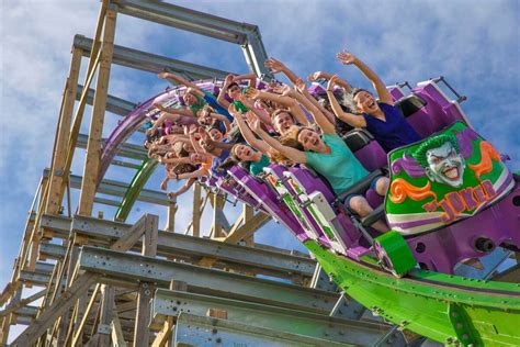 Take a 360º ride on the all-new Joker roller coaster at Six Flags Discovery Kingdom