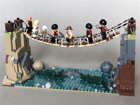 Lego Indiana Jones Temple of Doom Bridge Scene Playset | Lego indiana jones, Lego creative, Lego