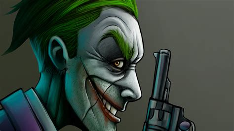 2560x1440 Joker With Gun 1440P Resolution ,HD 4k Wallpapers,Images ...