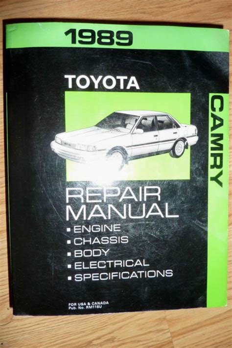 Purchase Toyota Camry Repair Manual 1989 in Wildomar, California, US, for US $32.99