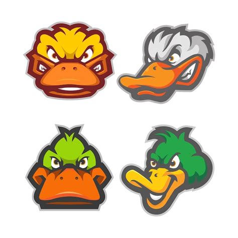 Premium Vector | Duck mascot logo