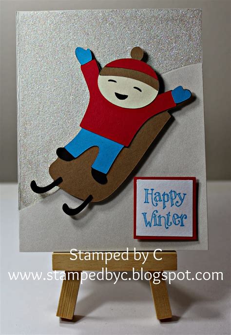 Stamped by C: Happy Winter Card