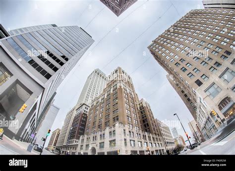 tulsa city skyline around downtown streets Stock Photo - Alamy