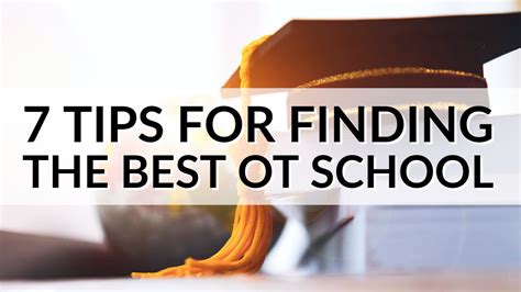 7 Tips for Finding the Best Occupational Therapy Schools - myotspot.com