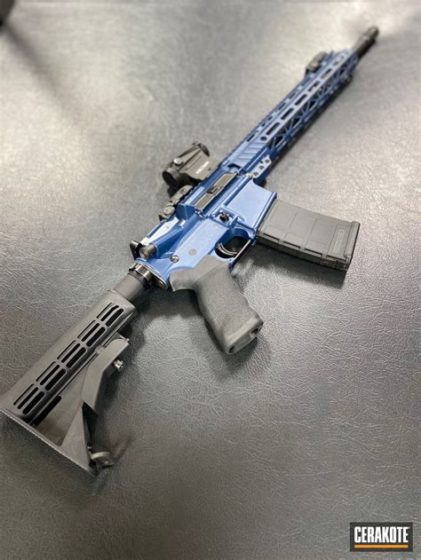 AR-15 Cerakoted using KEL-TEC® Navy Blue | Cerakote