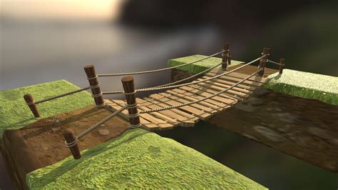 rope bridge - Download Free 3D model by amyvanzi98 [a9d5657] - Sketchfab
