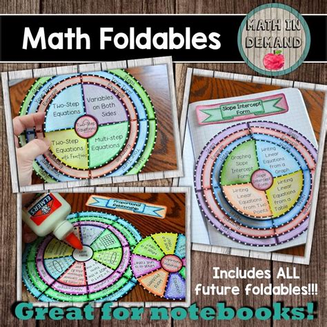 Math Foldables Bundle | Math foldables, Foldables, Math