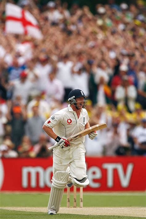 Paul Collingwood is congratulated on his hundred by Kevin Pietersen | ESPNcricinfo.com