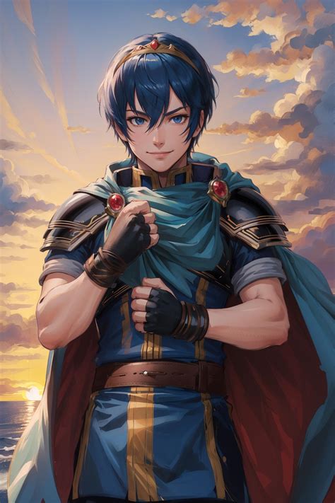 Marth (Fire Emblem: Shadow Dragon) LoRA - v1 | Stable Diffusion LoRA ...