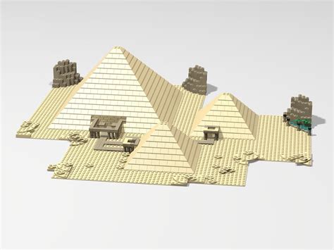 LEGO MOC Pyramids of Giza by lindenhoef | Rebrickable - Build with LEGO