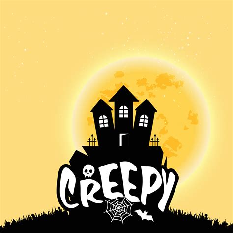 Happy Halloween scary Night background 13285830 Vector Art at Vecteezy