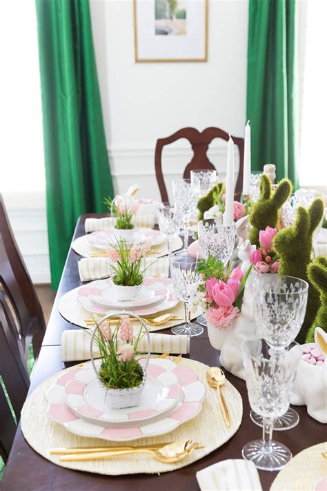 Easter Table Decorations & Place Setting Ideas! | Pizzazzerie