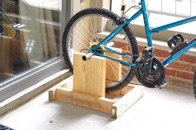 DIY Super Cheap Stand To Turn Your Bike Into A Stationary Bike - The Homestead Survival