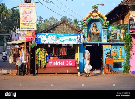 Varkala Temple, Janardana Swami Temple, Varkala, Kerala, India Stock ...