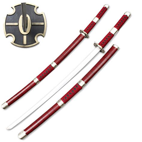 One Piece Anime Cosplay Replica Zoro Wado Ichimonji Sword - Edge Import