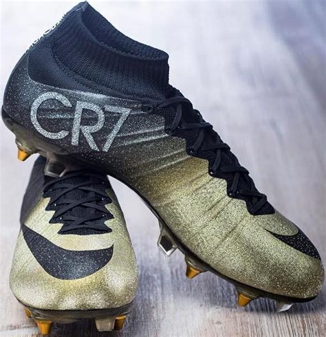 New Nike CR7 Mercurial Gold Cleats 2015- Cristiano Ronaldo Rare Gold ...