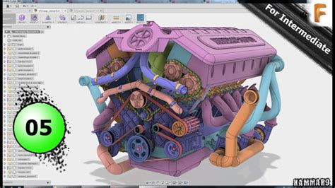 Fusion 360 Modeling V12 Engine EP 05 😍 Full HD - YouTube