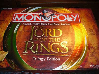 Lord of the Rings Monopoly Board Game by Parker Brothers | #400174277