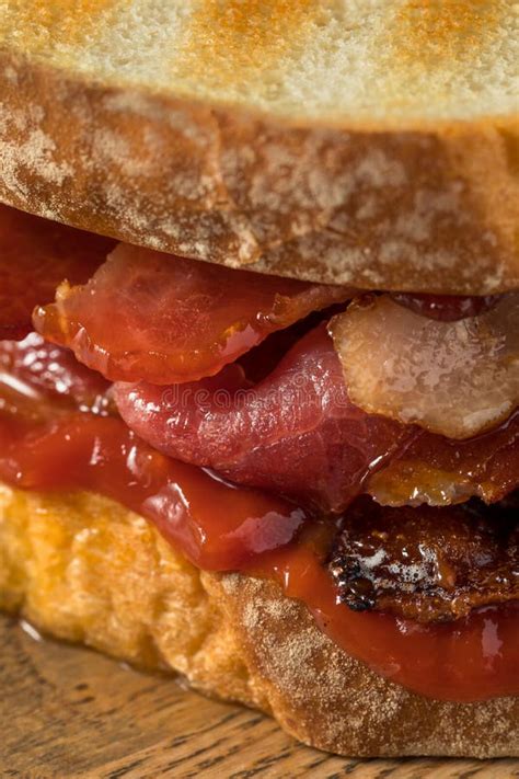 Homemade British Bacon Sandwich Stock Photo - Image of fresh, thick: 257719232