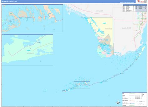 Maps of Monroe County Florida - marketmaps.com