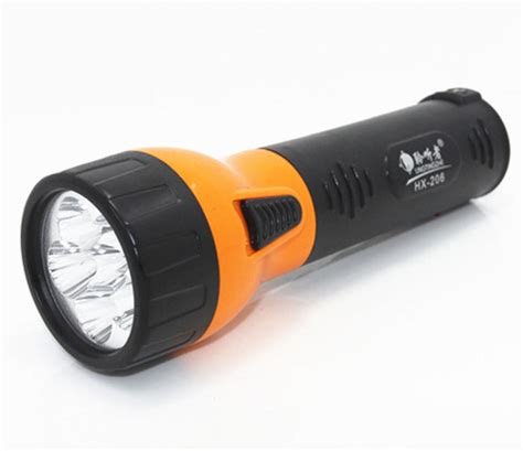 Plastic LED Rechargeable Hand Torch Flashlight - Torch and Flashlight