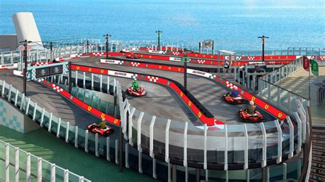 Tus vacaciones soñadas: Un crucero ¡con pista de karts incluida!