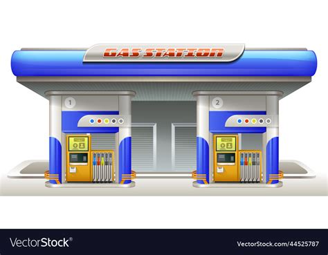 Gas station Royalty Free Vector Image - VectorStock