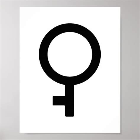 Demigirl Gender Symbol Poster | Zazzle.co.uk