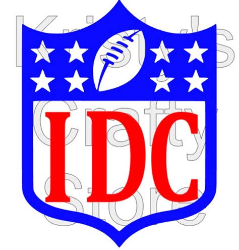 NFL IDC Logo Shield Superbowl Football SVG File | Etsy