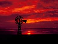 Windmill, Sunset, Landscape Free Stock Photo - Public Domain Pictures