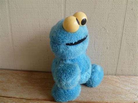 Sesame Street Vintage Cookie Monster Plush | Etsy