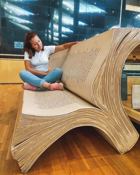 This Amazing Bench In The Library Of Alexandria Is Inscribed With Shakespeare's Sonnets | DeMilked