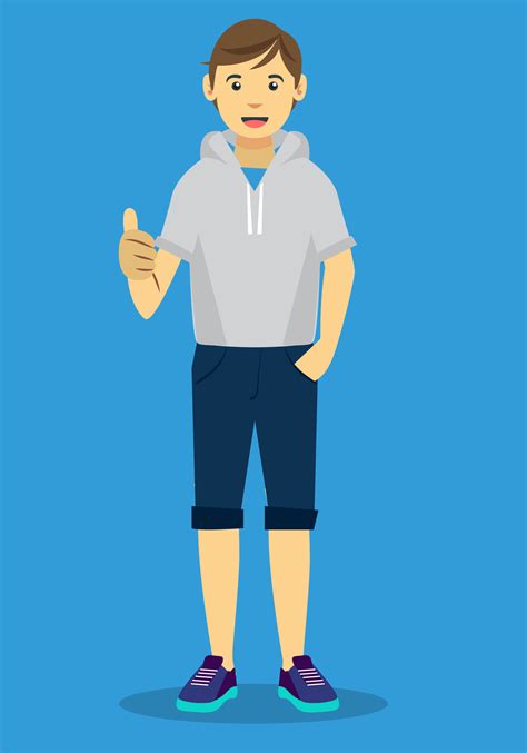 2D FLAT CHARACTER V.1 on Behance