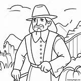 Pilgrim Coloring Page  Pagescom sketch template