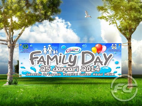 Contoh Banner Family Day Background - IMAGESEE