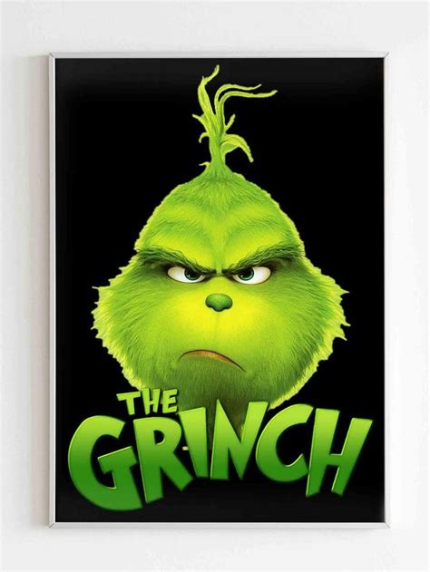 The Grinch Face Poster | Poster, Grinch, Face