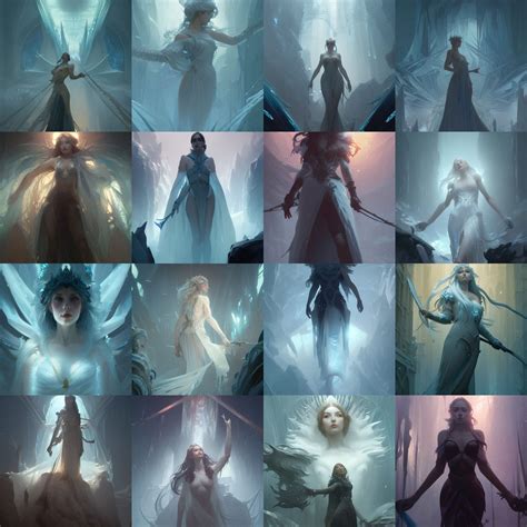 ice queen a masterpiece, 8k resolution, dark fantasy concept art, by ...