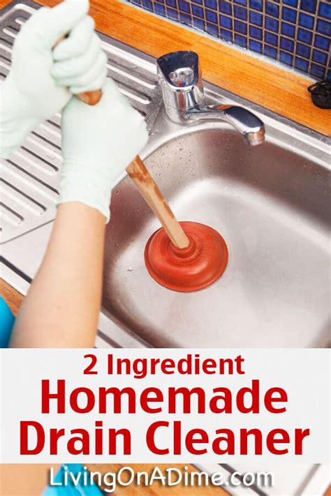 Easy Homemade Drain Cleaner And Drain Opener Recipe | Homemade drain cleaner, Drain cleaner ...