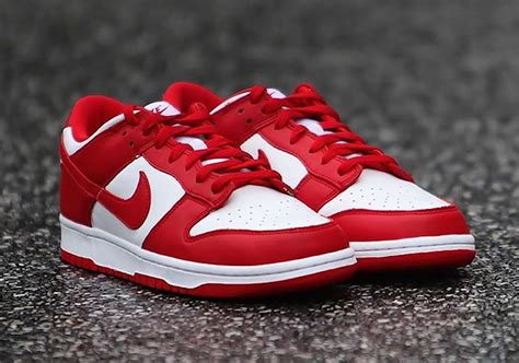 The Nike Dunk Low SP "University Red" Releases Tomorrow