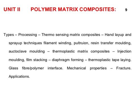 59a1 polymer matrix composites