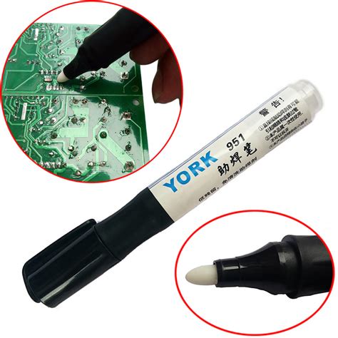 951 soldering rosin flux pen low-solid non-clean surface mount solder paste for diy smt smd ...