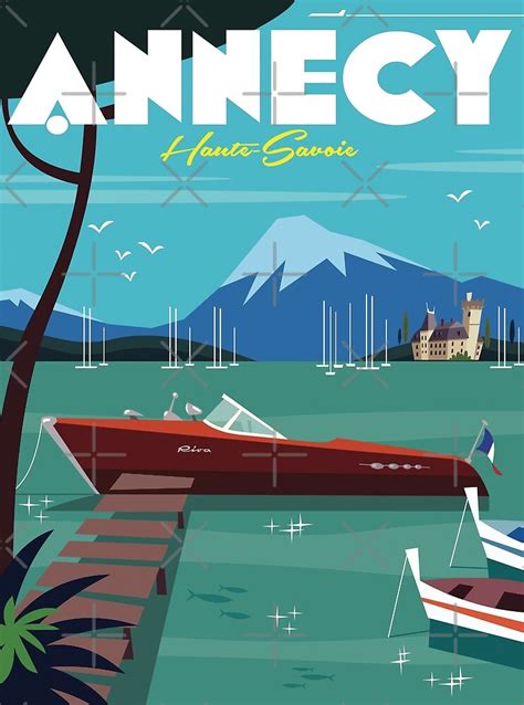 « Affiche Annecy » par Gary Godel | Redbubble