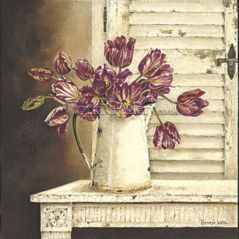 Flower Paintings By Maureen Jordan | Floral prints art, Flower painting ...