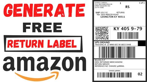 Amazon Printable Return Label