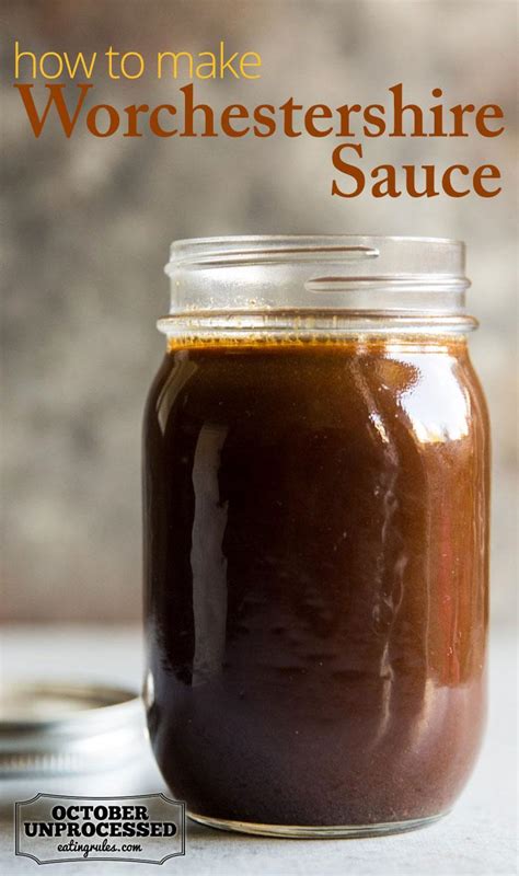 How to Make Worcestershire Sauce - Eating Rules