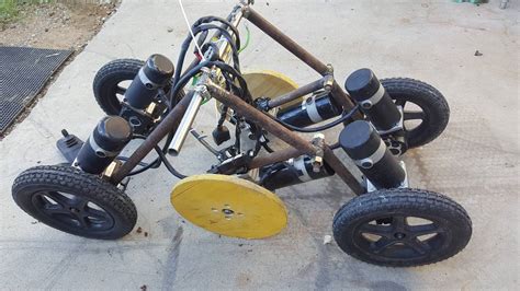 Rocker-Bogie large 6wd “Mars” rover style robot (wheelchair motors ...