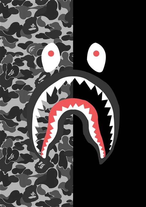 Resultado De Imagen Para Bape Shark Logo Bape Shark - T Shirt Roblox ...